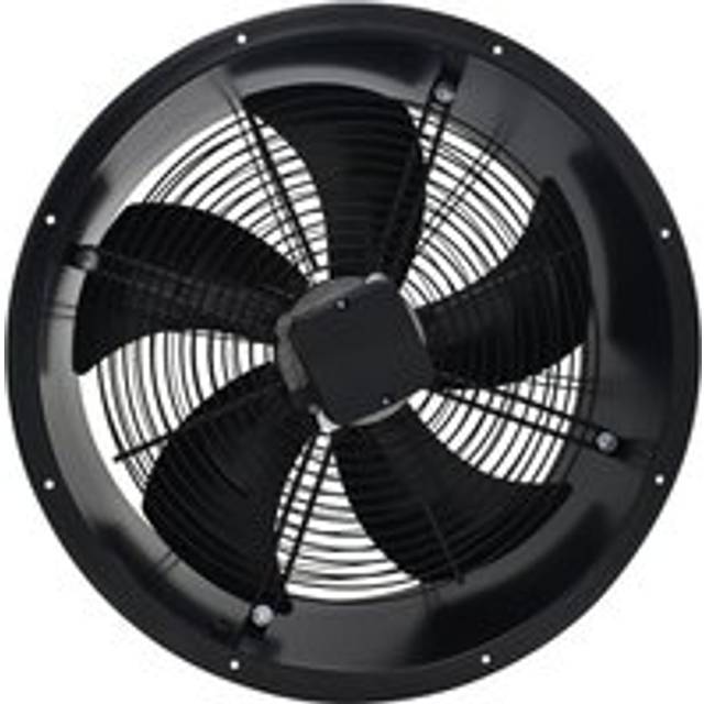 Ventilation Wall-Mounted Exhaust Axial Fan 14-inch - Black - One Size