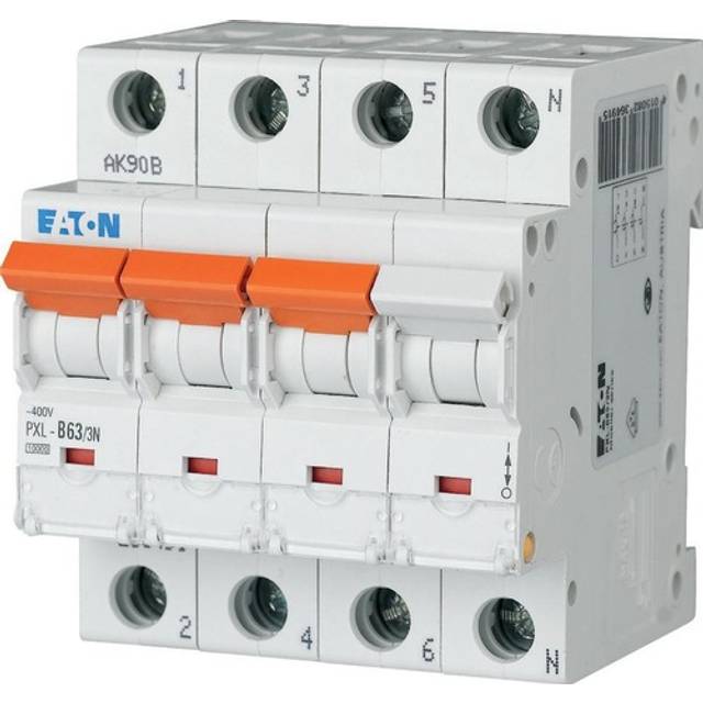 PXL-C63/3N - Miniature circuit breaker 4-p C63A PXL-C63/3N