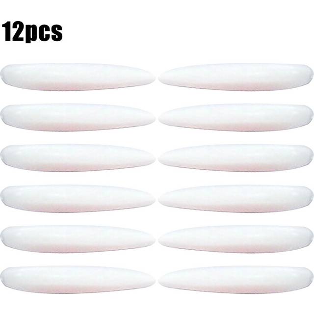 (White) 12 PCS Car Protector Anti-scratch Door Edge Guard Trim Strip Bumper Protection