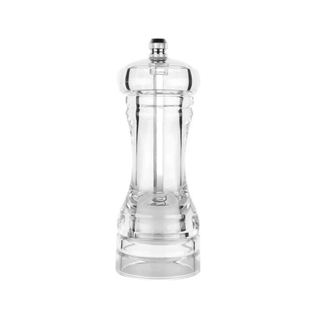 Pepper Grinder-Acrylic Salt and Shakers Adjustable Coarseness By Ceramic Rotor Kitchen Accessories M