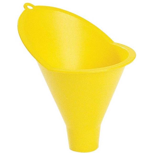 8 oz Plastic Radiator Funnel, Yellow