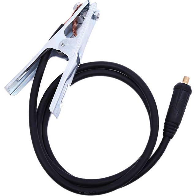 300A Ground Welding Earth Cable Clamp Clip for MIG TIG ARC Welder 1.5M/ Cable 10-25 Plug Weld Holder Welding Soldering Supply Tool