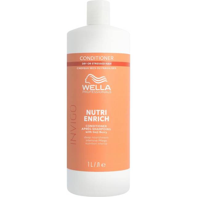 Wella Professionals Invigo Nutri Enrich Deep Nourishing Conditioner - Instant Deep Nourishment Anti-Frizz Conditioner With Vitamin E & Goji Berry -