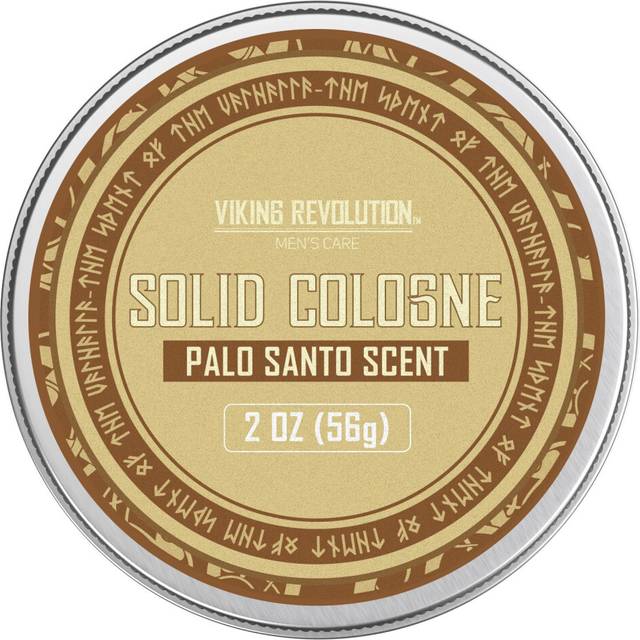 Viking Revolution Palo Santo Mens Solid Cologne Men 2 Oz - Men Solid Perfume with Palo Santo Cologne for Men - Balm Cologne for Mens Cologne Balm Trav