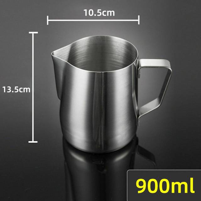(a-350ml) Obelix Stainless Steel Milk Frothing Pitcher Espresso Coffee Barista Craft Latte Cappuccino Milk Cream Cup Frothing Milk Jug