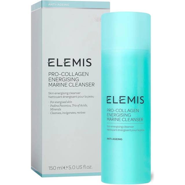 ELEMIS Pro-Collagen Energising Marine Cleanser, 3in1 Anti-Wrinkle, Hydrating, Foaming Facial Wash for Sensitive, Deep Cleansing, Daily Moisturising