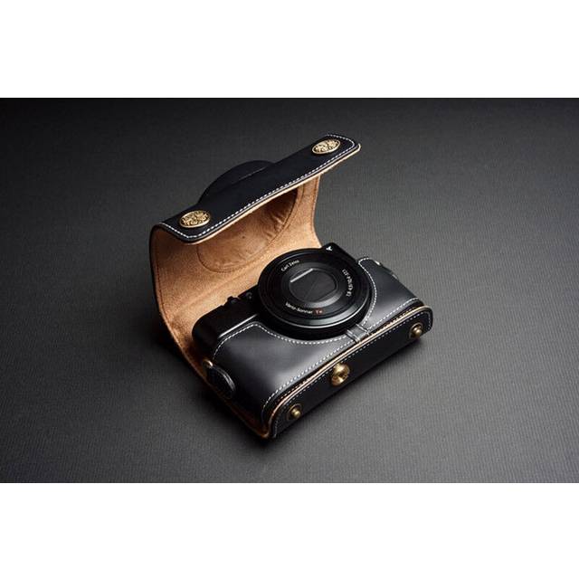Real Leather Full Camera Case Bag For Sony Rx100 V M5 M2 M3 M4 Mark V Iv Iii Ii