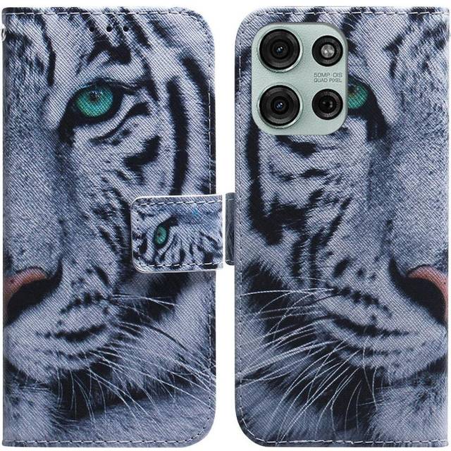 (c3 ) Flip Case for Motorola Moto G75 5g Wallet Pu Leather Magnetic Closure Painted Card Slots