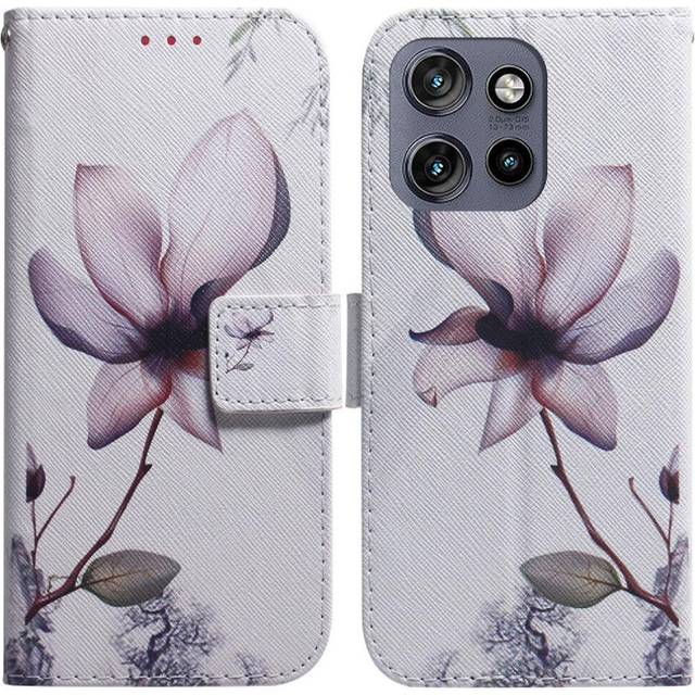 (C9 ) Flip Case for Motorola Edge 50 Neo 5g Pu Leather Wallet Magnetic Closure Painted Card Slots
