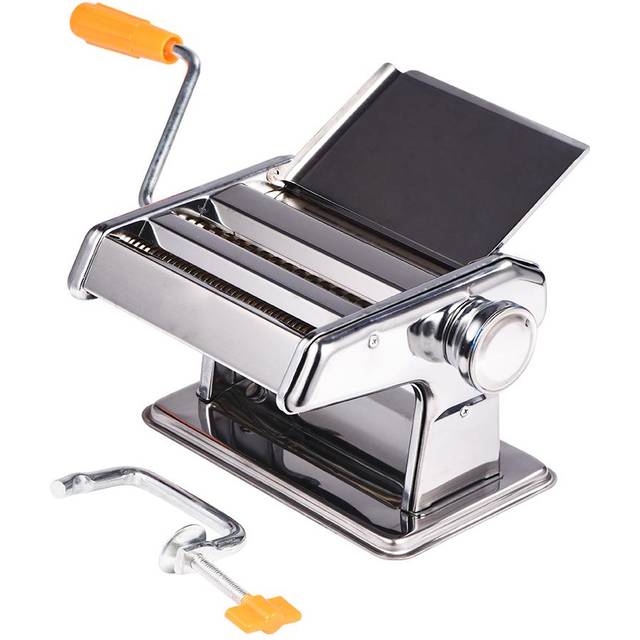 Stainless Steel Household Pasta Making Machine Manual Noodle Maker Spaghetti Hand Cutter
