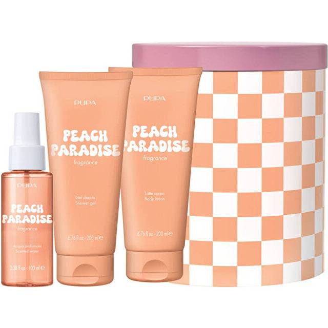 Pupa Milano Peach Paradise Happy Box Kit Gift Set 4
