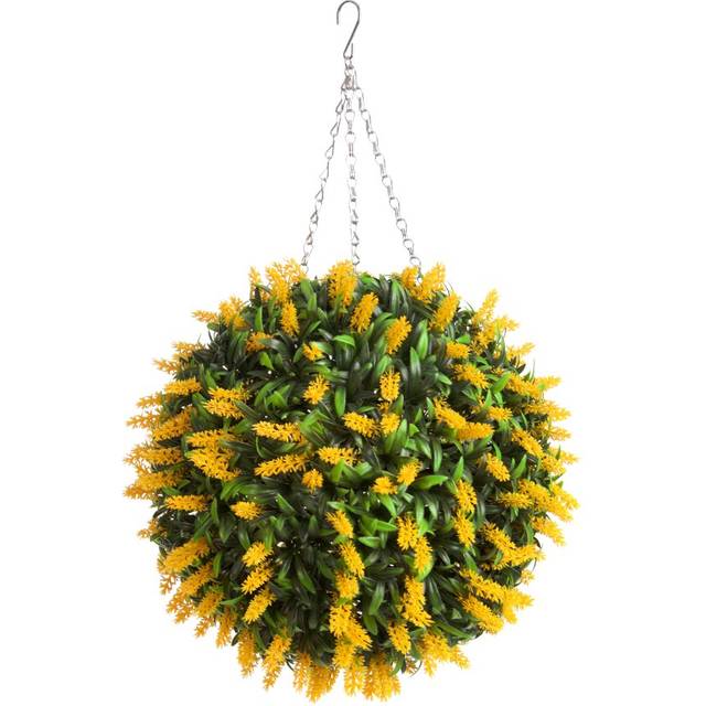 (40cm, Yellow) Best Artificial Lavender Flower Hanging Ball