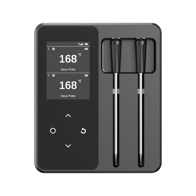 Bluetooth Meat Thermometer Probes with LCD Screen Booster