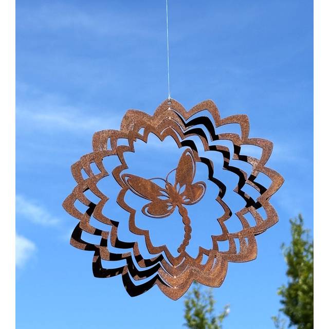 Vindspel Slända Rost Lind Decoration