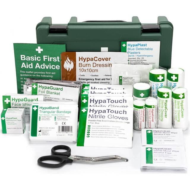 K3170SM Economy Catering Kitchen First Aid Kit, Small Fully-Stocked 1-10 Persons British Standard