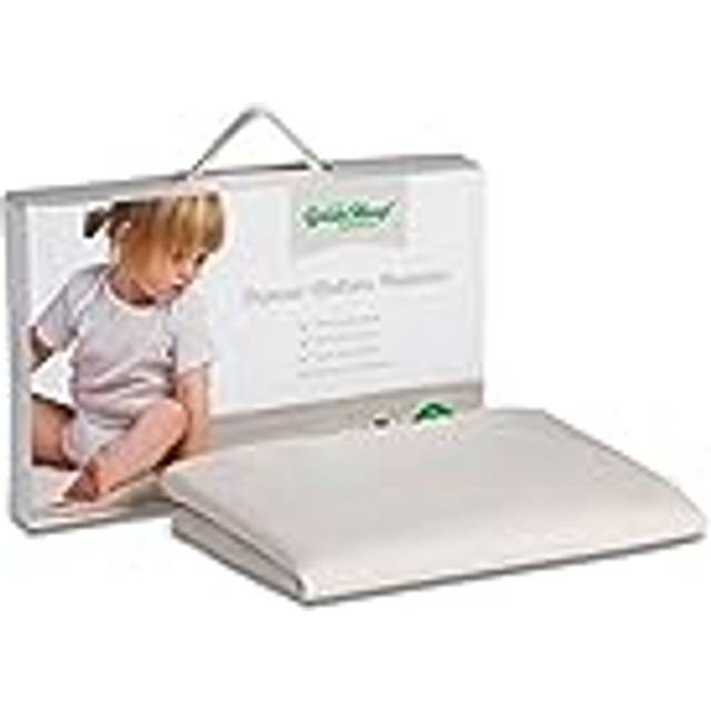The Little Green Sheep Organic Waterproof Mattress Protector Large Crib 83x50cm