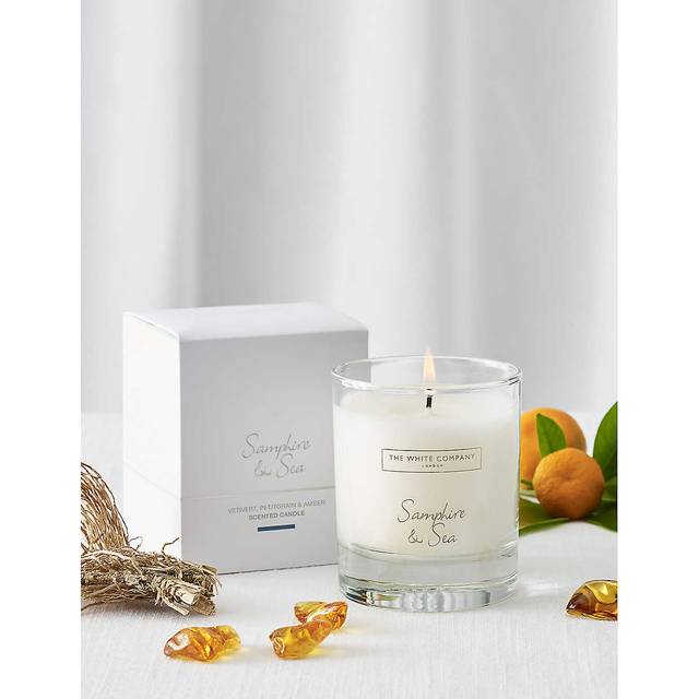 The White Company Samphire & Sea Large Wax Candle 140g 1 Size