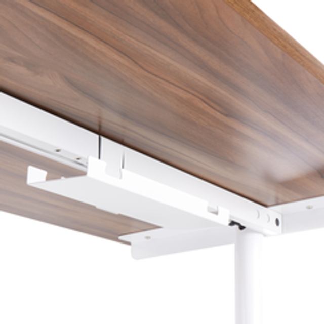 Cable Tray for Manual Adjustable Desk White TRACIE