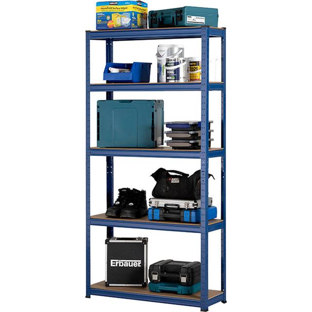 Meyerson 5 Shelf Shelving Unit (180cm H x 90cm W x 30cm D)