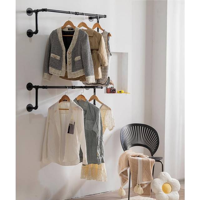90cm Wall Mounted Clothes Rack