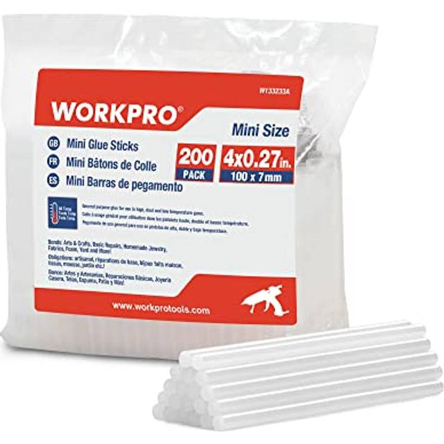 200 Hot Glue Sticks 100 x 7 mm Transparent Universal Glue Sticks for Hot Glue Gun Ideal for DIY Crafts, Hobbies