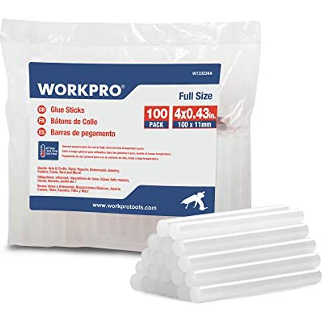 100 x 100 x 11 mm Hot Glue Sticks, Universal Transparent Glue Sticks for Hot Glue Gun, Ideal for DIY, Crafts, Hobbies