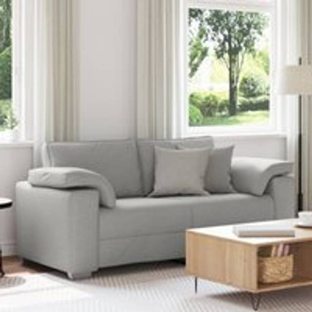 Loveseat Sofa - Cloud Grey, 140 cm Fabric - One Size