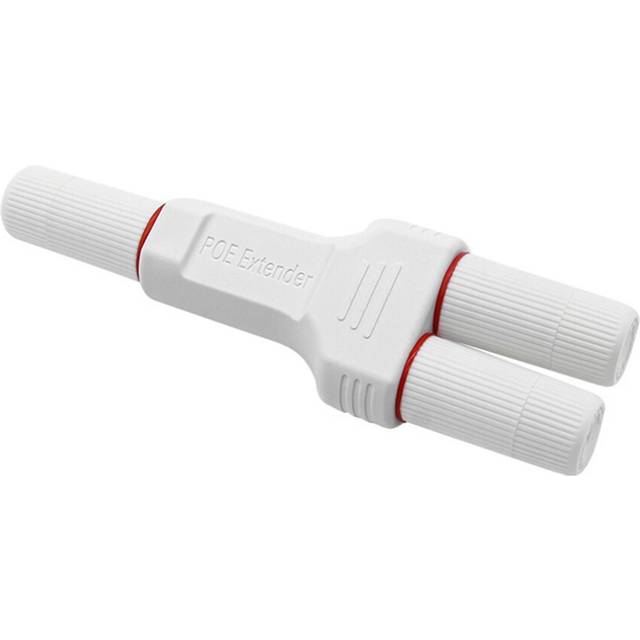 2 Port 1 in Out Waterproof POE Extender 10/100Mbps Outdoor 30W High Power Plug&Play for PoE Switch NVR IP Camera AP