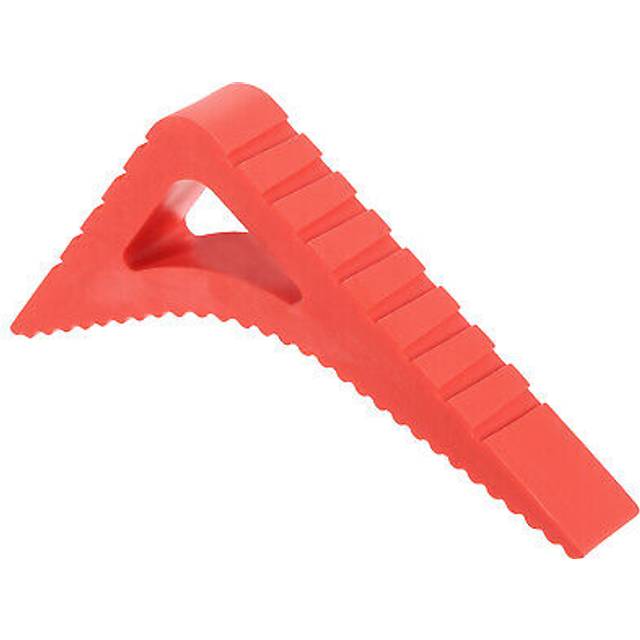 Door Stopper, 0.83non-scratching Rubber Door Stopper Wedge, Red