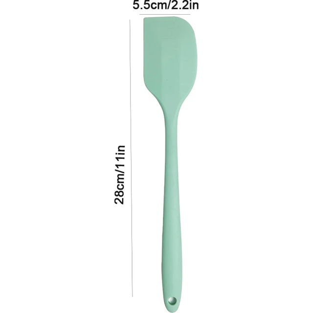 (F03L-Green) Silicone cream spatula baking tools+ Free Gift