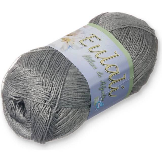 EULALI [100grs] by Omega - Bright 100% Mercerized Egyptian Cotton Thread - Color: 94 Steel Grey