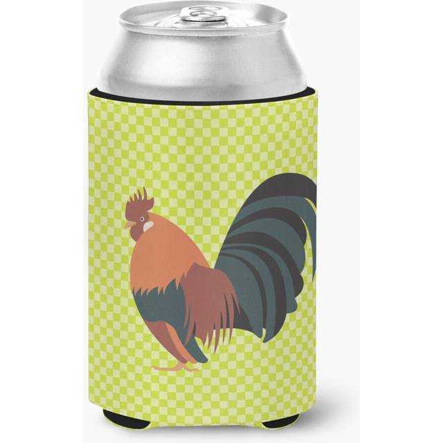 """""Caroline's Treasures Dutch Bantam Chicken Green Decorative Can Hugger  Multicolor"""""