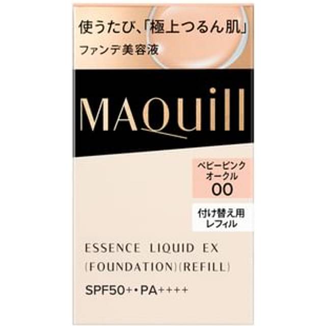 Shiseido - Maquillage Essence Liquid EX Foundation SPF 50+ PA++++ Baby Pink Ocher 00 - 24ml Refill