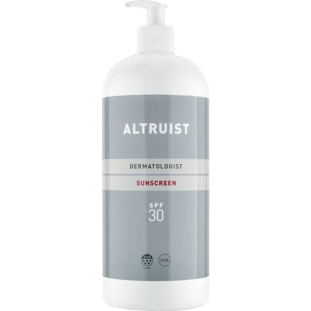 ALTRUIST. Dermatologist Sunscreen SPF 30 ? Superior 5-star UVA protection by Dr Andrew Birnie, suitable for sensitive skin ? 1 Litre
