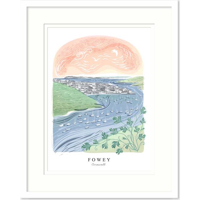 Fowey Lino Large Framed Print