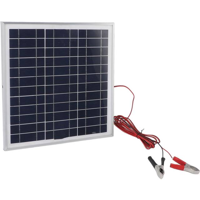 50W Portable Solar Panel Aluminum Frame Monocrystalline Silicon Solar Panel with 9.8FT Cable DC 18V