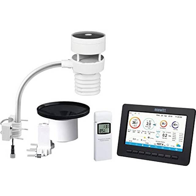 HP2553 Large Display Wi-Fi Weather Station with Ultrasonic Anemometer Sensor Package and Self-Emptying Rain Gauge Sensorâ¦