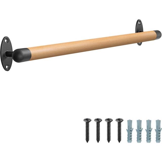 36'' Staircase Handrail Kit Decking Handrail Wood Handrail Stairs Indoor Outdoor Attic Railings For The Elderly, Corridor Support Rods