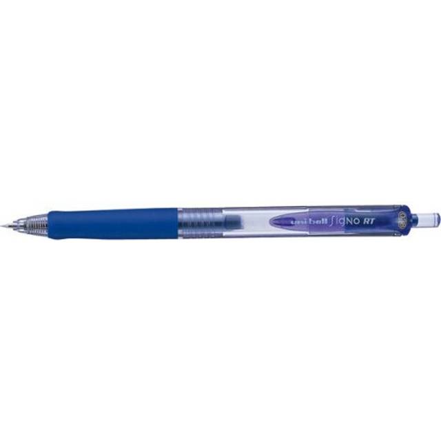 Uni-ball Signo RT Rubber Grip & Click Retractable Ultra Micro Point Gel Pens -0.38mm-blue black Ink-value Set of 5
