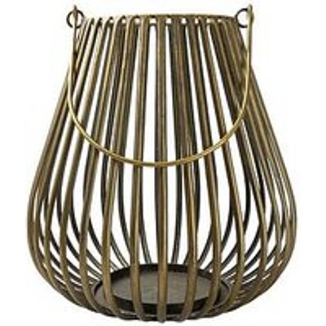 Very Home 24 Cm Teardrop Lantern - Gold