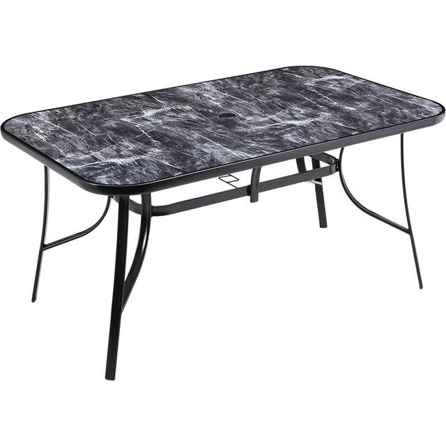 5 - Piece 4 - Person Outdoor Table Set - Black (4)