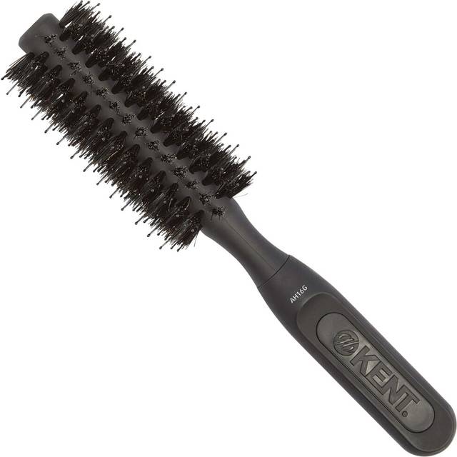 Kent AH16G AirHez Boar Bristle Round Brush for Blow Drying  Blow Dryer Brush Hair Brush for Curling  Adding Volume  and Root Lift in Short Hair  Boar