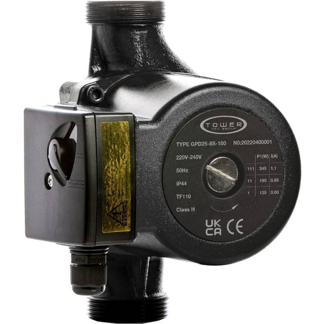 Commercial heating circulating circulation pump 25-80 180mm port 8mtr head