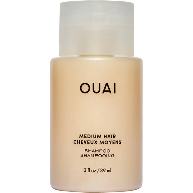 OUAI Medium Shampoo Travel Size - Hydrating Shampoo + Coconut Oil, Babassu, Kumquat Extract + Keratin - Strengthens, Nourishes, Adds Shine - Paraben,