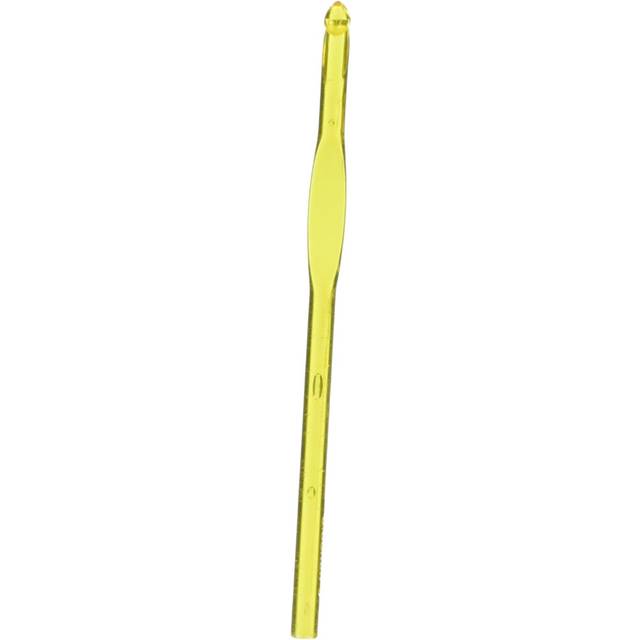 Susan Bates 512Inch Crystallites Acrylic Crochet Hook  6mm  Yellow