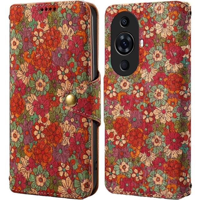 Floral Printing Anti-Drop Wallet Stand Leather Phone Case For Huawei nova 11 Pro/ nova 11 Ultra