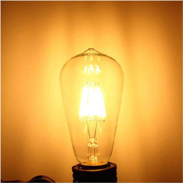 8W Warm White Non-Dimmable LED Filament Retro Edison Bulbs 220V