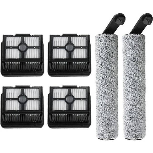 4pcs For H12pro/h12pro Plus /m13beta Floor Scrubber Machine Rolling Brush Hepa Filter