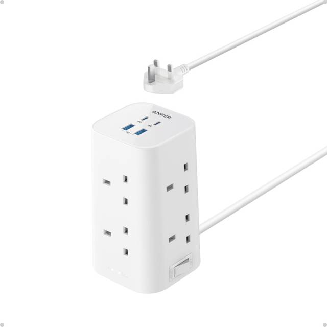 Anker 20W USB C Fast Charging Power Strip White