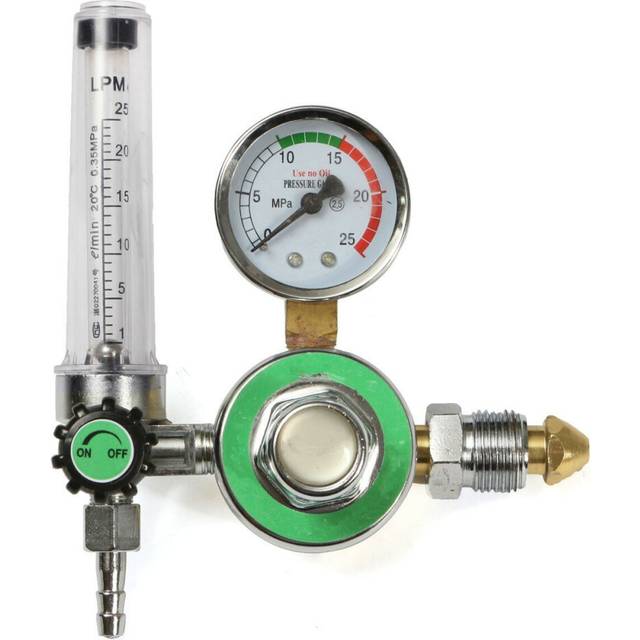 Argon CO2 Gas Mig Tig Flow Meter Welding Weld Regulator Gauge Welder GGA580 Fits